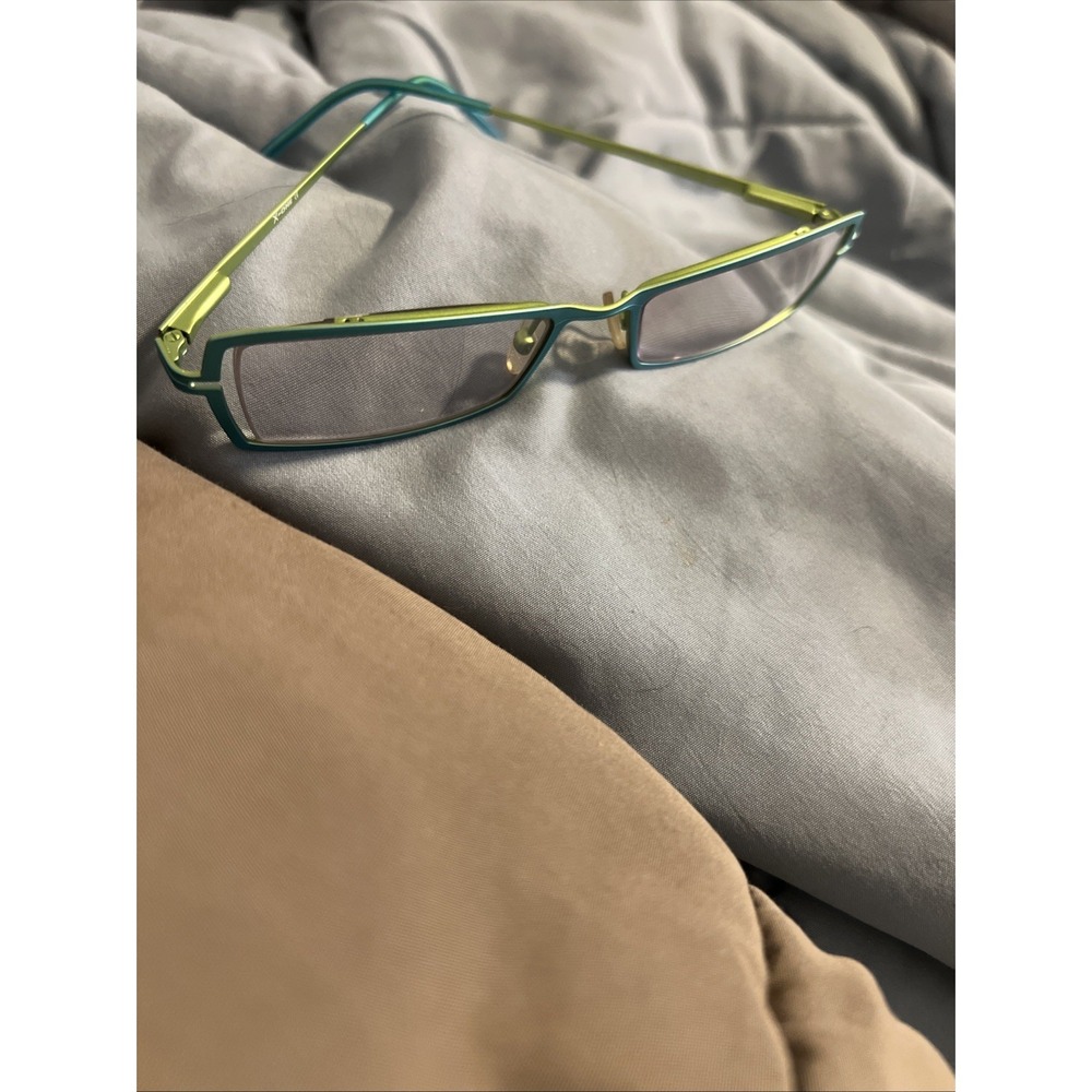X-one X11003 C6 glasses frames 49 17 135 Bright Blue & Green